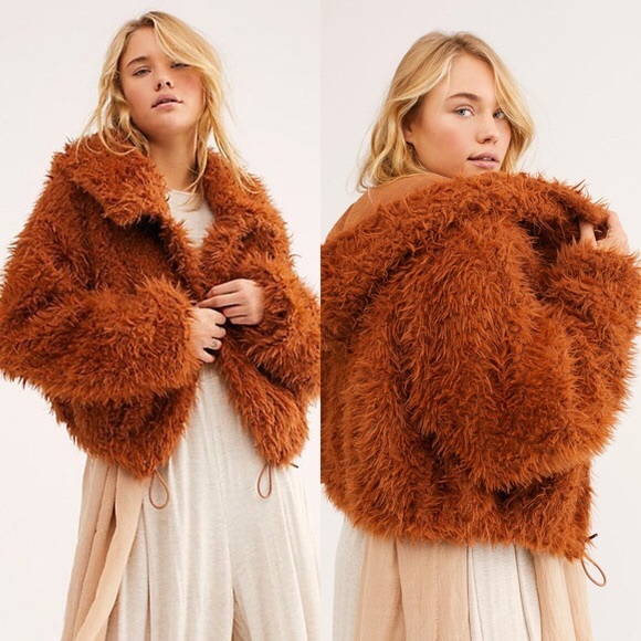 Free People Jackets & Blazers - Free People Zuri Fuzzy Parka Jacket